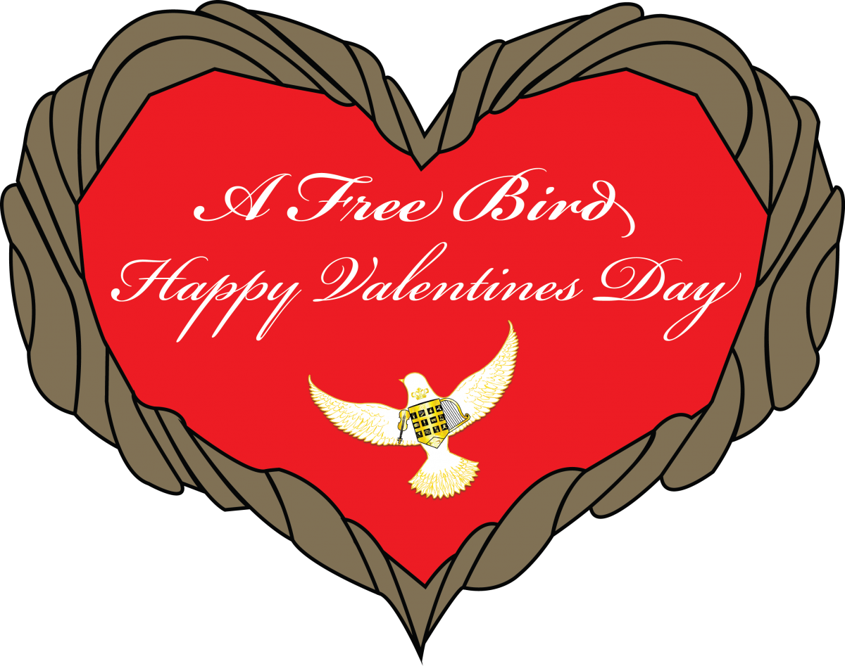 Afb Happy Valentines Day - Free Bird Organization (1200x947)