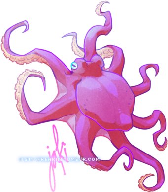 Octopus Doodle Done In @procreateapp You Can Buy A - Octopus (400x400)