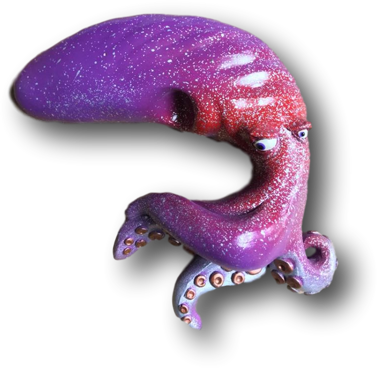 Purple Sprydle Octopus - Gila Monster (822x823)