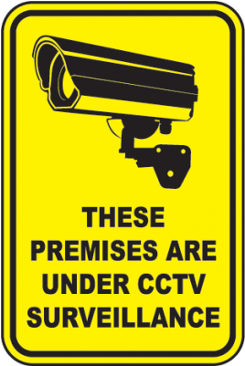 These Premises Are Und - These Premises Are Under Cctv Surveillance (400x400)