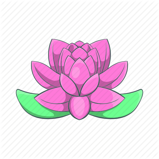 Cartoon Lily Flower - Lotus Cartoon (512x512)