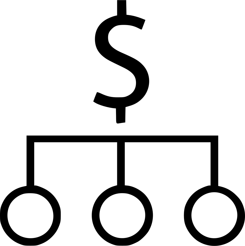 Dollar Sign Strategy Online Business Revenue Svg Png - Network Topology Icon (981x980)