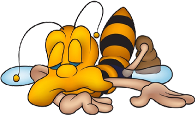 Dead Bee Cliparts - Dead Bee Clip Art (400x400)