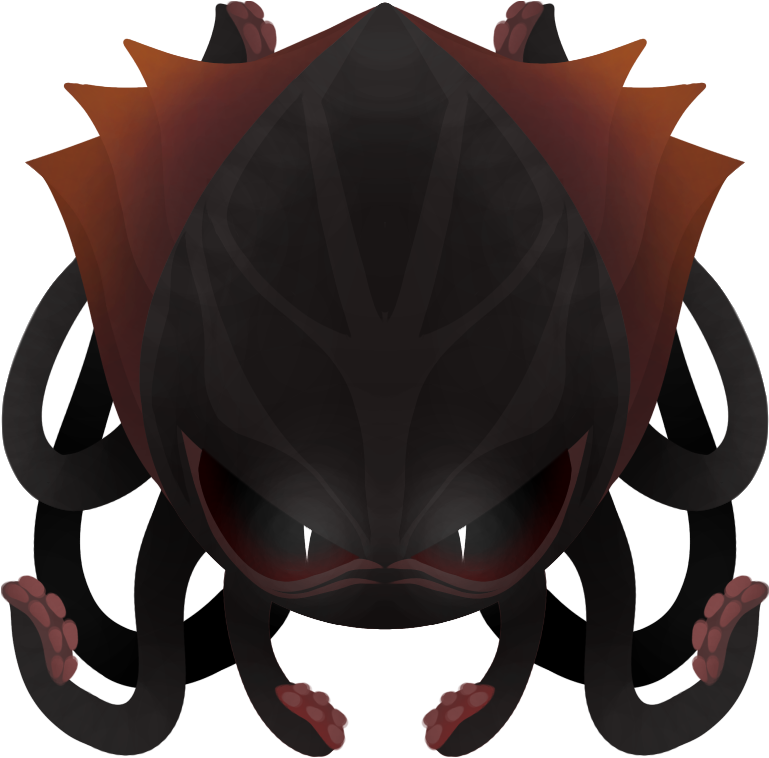 Io Red And Black Kraken Skin Hd By Wabbamadness - Dekoracja Na Jesień Na Okna Do Szkoły (768x768)