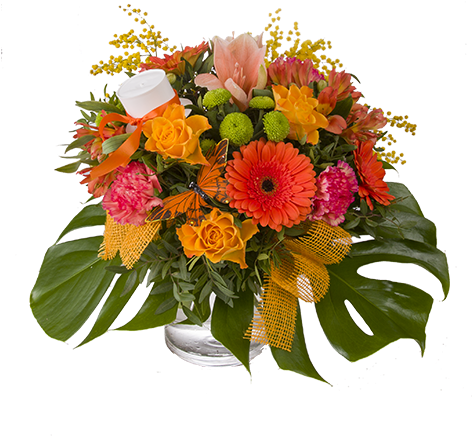 Bouquet De Fleurs Pour Les 40 Ans - Flower Bouquet (471x613)