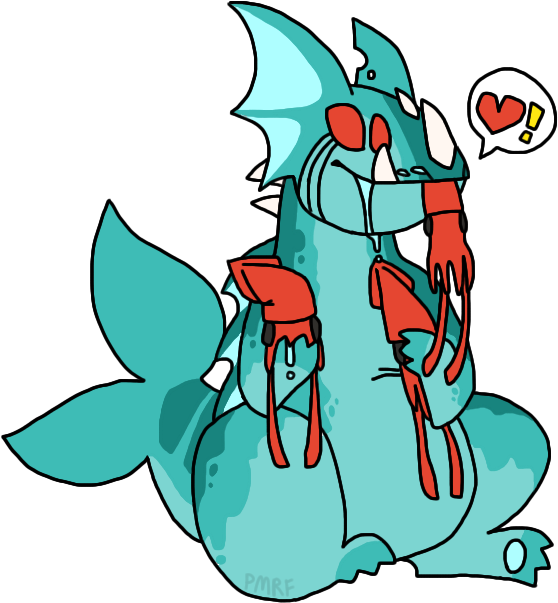 Fraudzilla Vs The Kraken By Pmrfire - Cartoon (621x633)