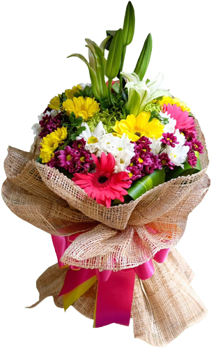 Spring Flowers Bouquet Express Delivery By Manila Blooms - Bouquet (500x500)