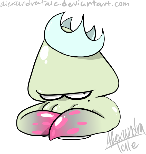 Pearlie The Smol Pure Kraken By Alexandratale - Cartoon (581x607)