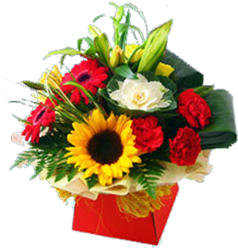 Sunshine Bouquet - Flowers Wishes (500x500)