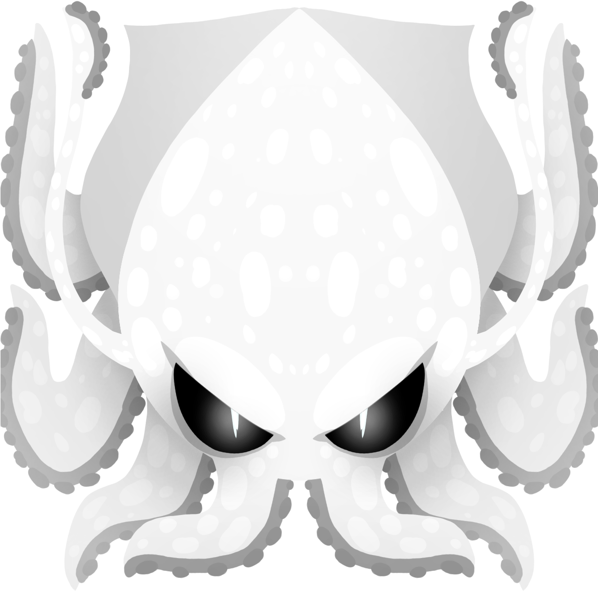 Artisticalbino Hd Kraken Skin - White Kraken Mope Io (1181x1181)