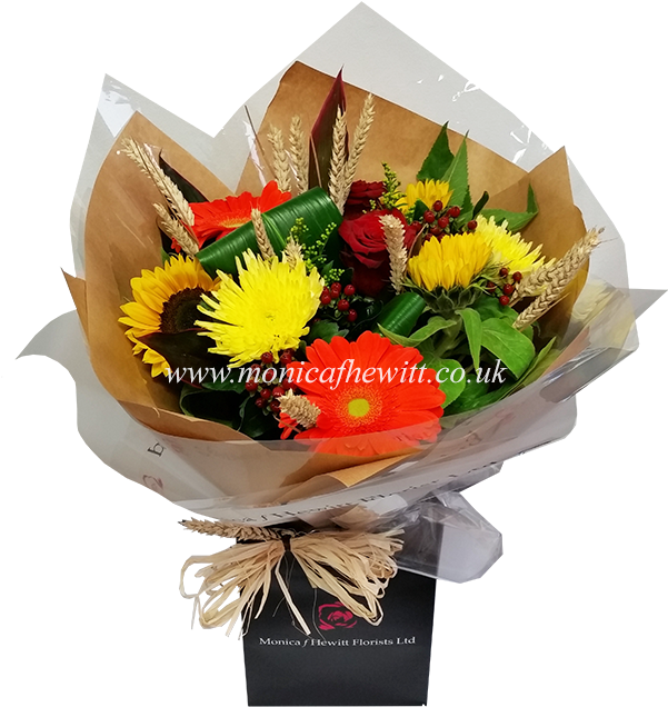 Autumn Bouquet - Flower Bouquet (600x646)