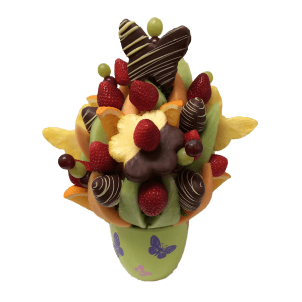 Love You Mom Fruit Bouquet - Chocolate (600x600)