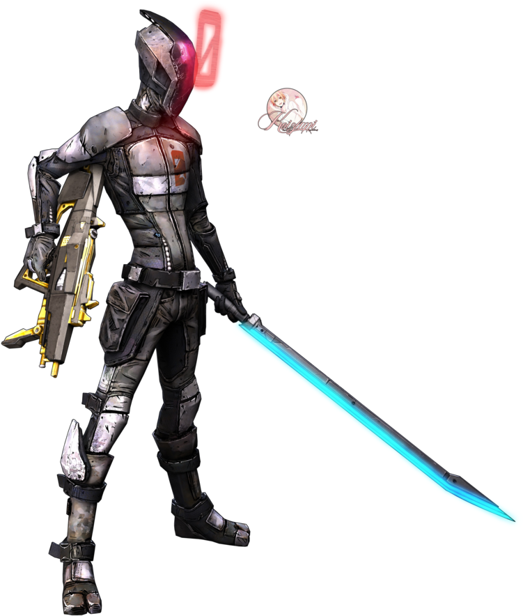 Borderlands 2 Zero Render By Lkoizumil Borderlands - Zer0's Sword (900x1050)