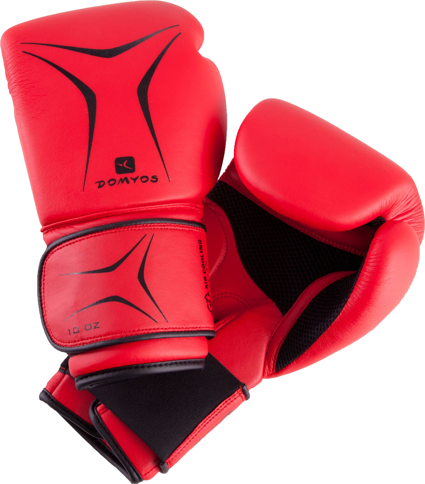 Boxing Gloves Png Image - Decathlon Domyos Fkt 180 Beginners' Boxing Gloves - (1676x1910)