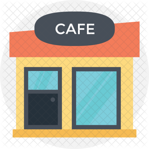 Cafe Icon - Canteen Building Icon Png (512x512)