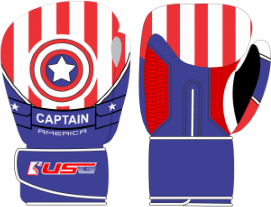 Captain America Kids Gloves - Brazilian Jiu-jitsu Gi (540x540)