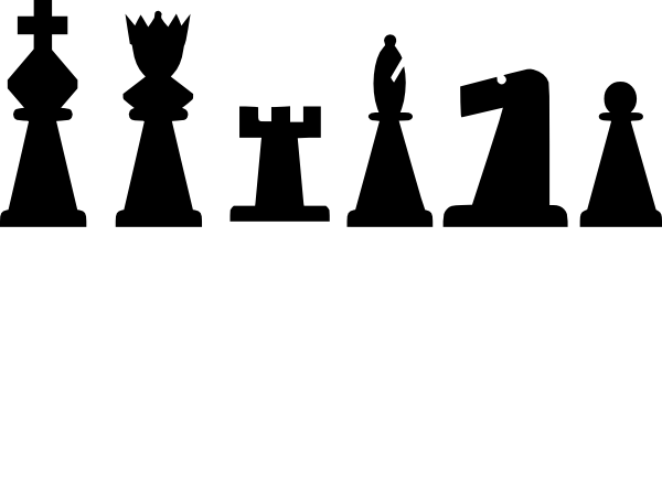 Chess Pieces Clip Art (600x448)