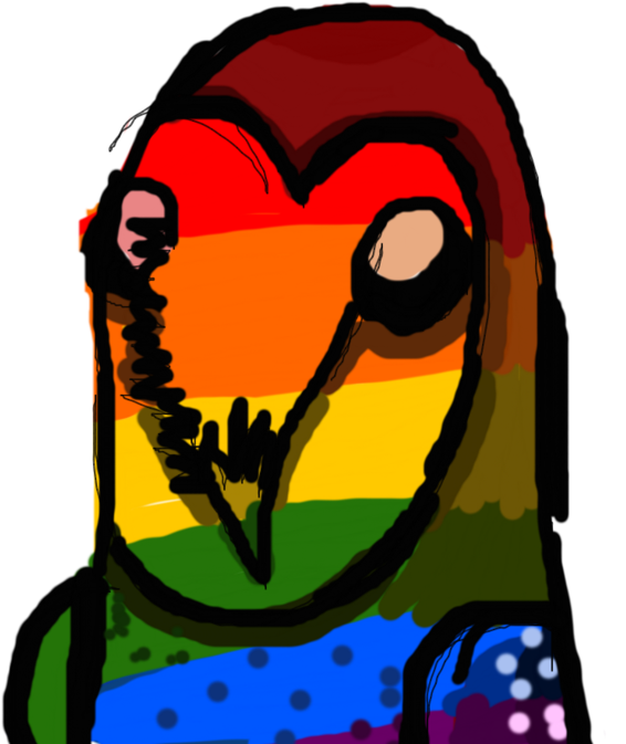 Rainbow Colored Barn Owl By Barnowlgurl23 - Illustration (1028x777)