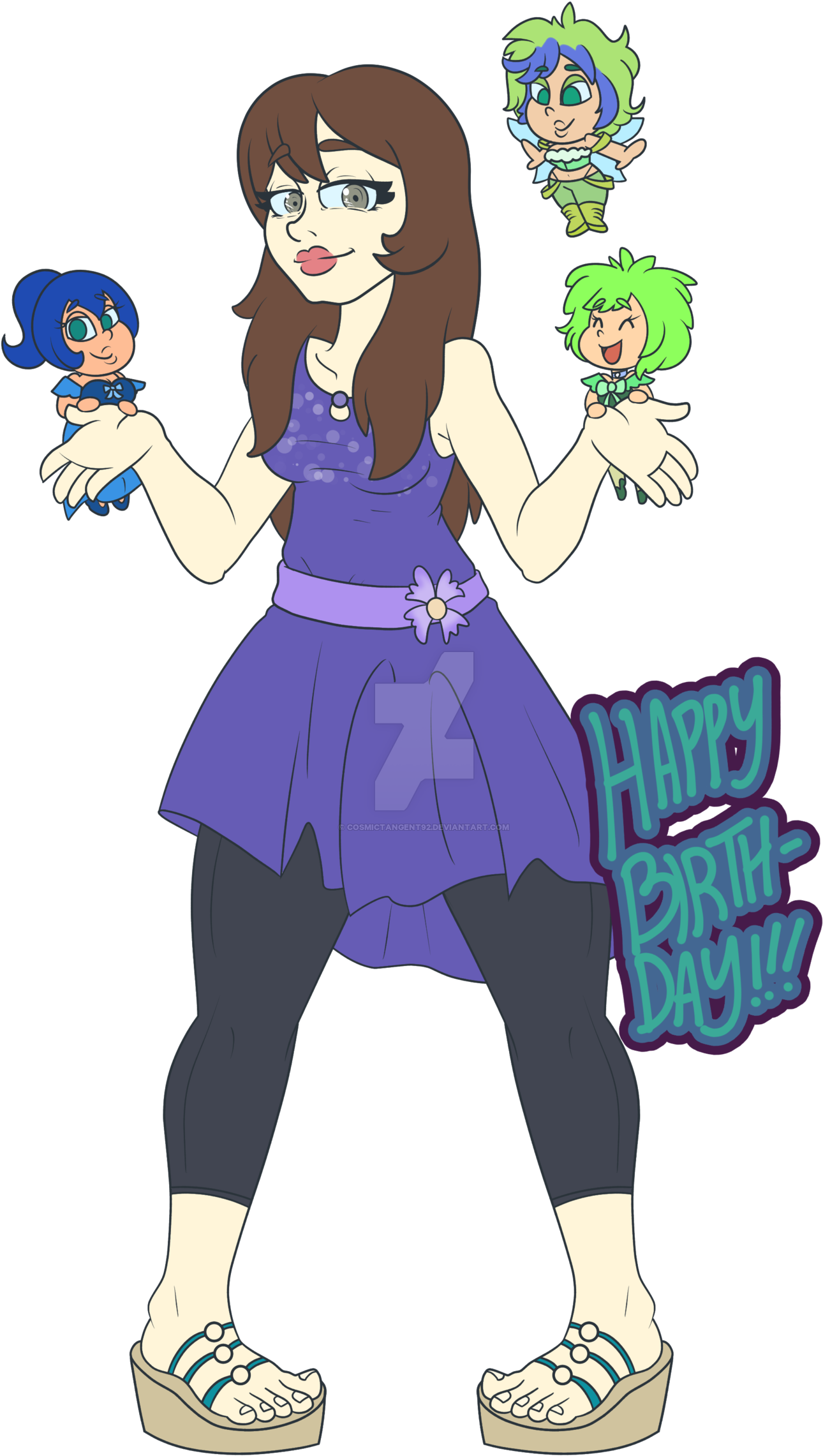 Birthday Present By Cosmictangent92 Birthday Present - Birthday (1600x2382)