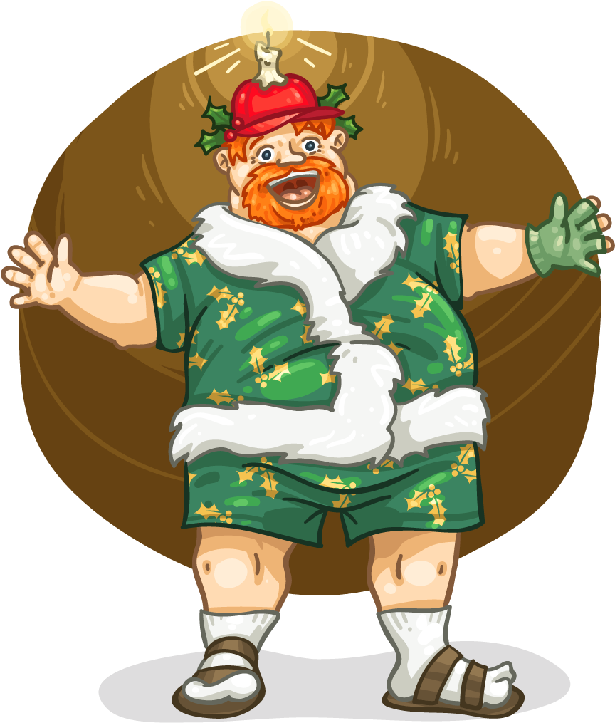 Ghost Of Christmas Present - Illustration (1024x1024)