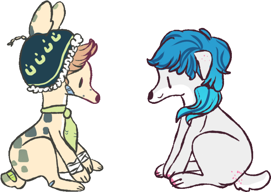 Animation Gay Dogs Present For U By Susling - Art (1000x768)