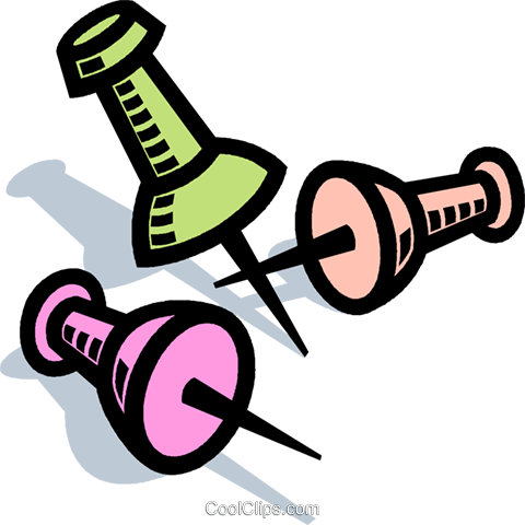 Tacks Cliparts - Thumb Tacks Clip Art (480x480)
