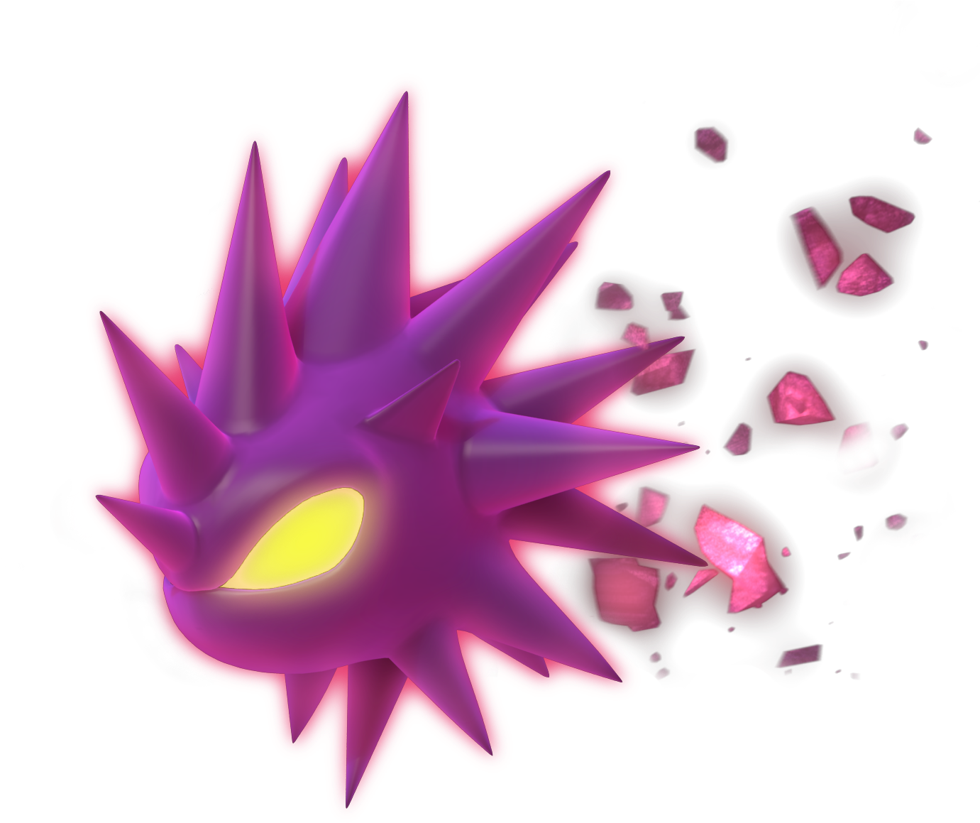 Pink Spikes - Sonic Colors Pink Spikes (1380x1170)