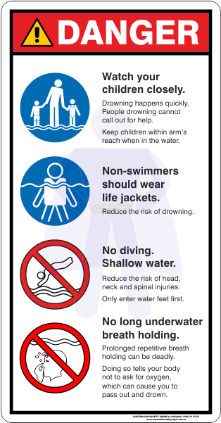 No Smoking Signs Safety Signs Australian Compliant,safety - Pool Rule Sign (599x600)