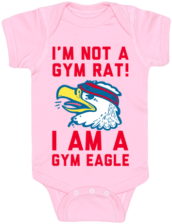 I Am A Gym Eagle Baby Onesy - Aerospace Engineering (484x484)