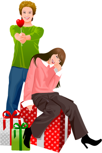 Valentine Clipart Set2 213 - Illustration (333x500)