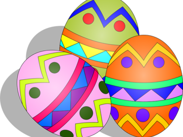 Egg Clipart Painting - Easter Egg Hunt Clipart Sign (640x480)