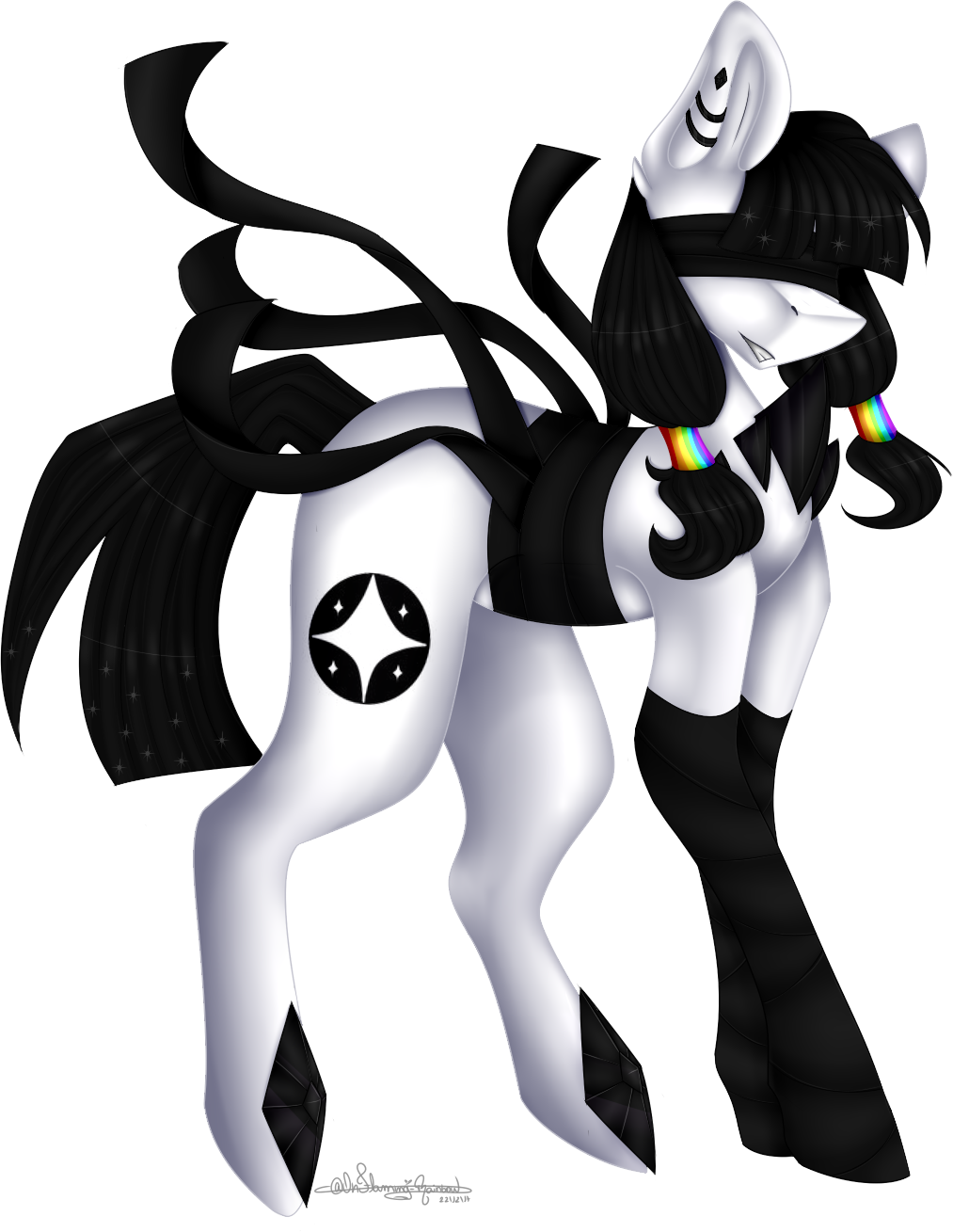 Ohflaming-rainbow, Bandage, Blindfold, Clothes, Earth - Art (1013x1309)