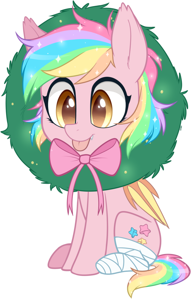 Higgly-chan, Bandage, Bat Pony, Bat Pony Oc, Blep, - Cartoon (753x1024)