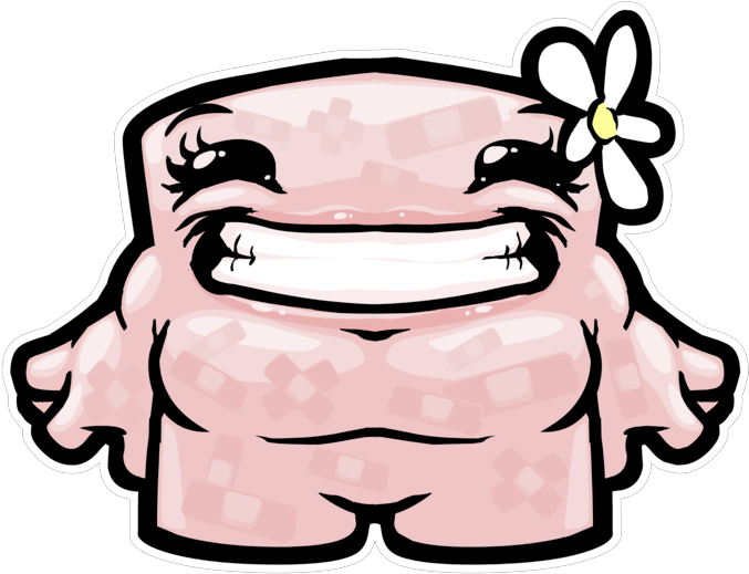 Click To Expand - Super Meat Boy Characters (700x598)