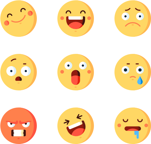 Emoji 30 Icons - Feeling Png (600x564)