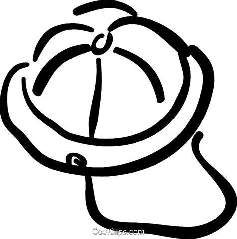 Rain Hat Royalty Free Vector Clip Art Illustration - Rain Hat Royalty Free Vector Clip Art Illustration (476x480)