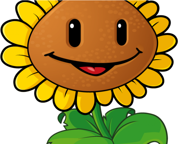 Plants Vs Zombies Clipart Healthy Plant - Plants Vs Zombies Sunflower Gif (640x480)