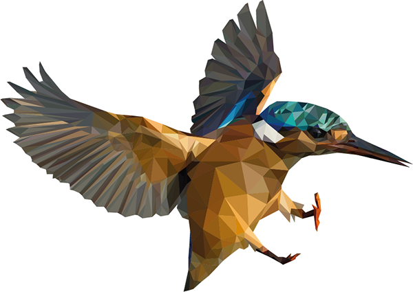 Thank You - Low Poly Birds (600x425)
