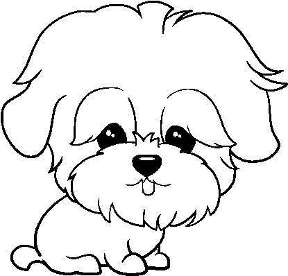 Dibujos Caras De Perros Maltes - Imagenes De Perritos De Dibujito (600x470)