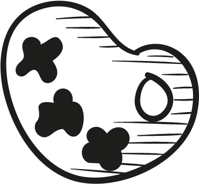 Paint Palette Draw Vector - Painting (400x400)