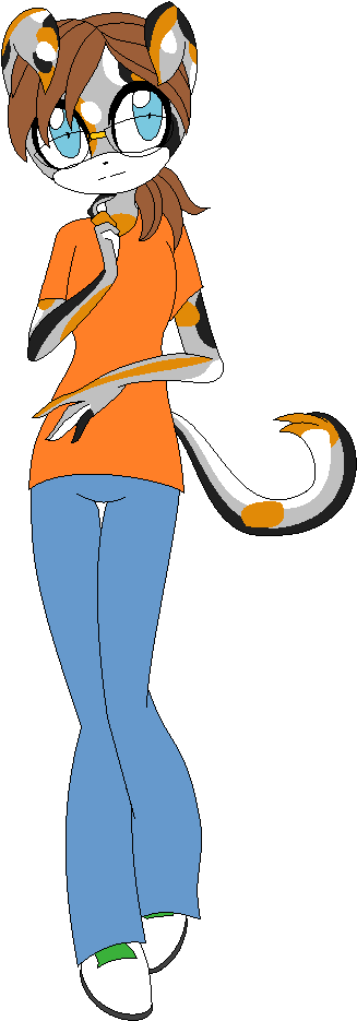 Saphiria The Scottish Fold Calico By Shadowrosa6 - Cartoon (361x960)