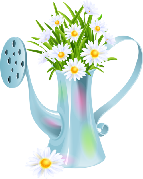 Tubes Fleurs / Bouquets - Regador Com Flores Png (500x629)