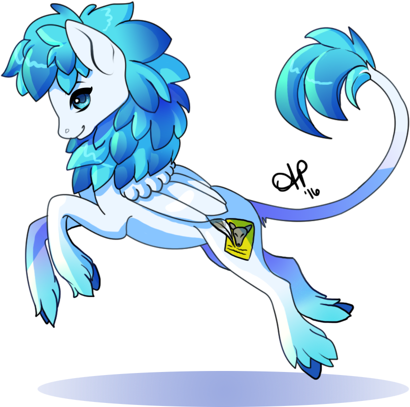 Azure For Pretty Pegasus Wings By Alimareempire - Cartoon (861x848)