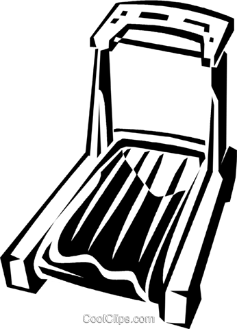 Treadmill Royalty Free Vector Clip Art Illustration - Treadmill Royalty Free Vector Clip Art Illustration (346x480)