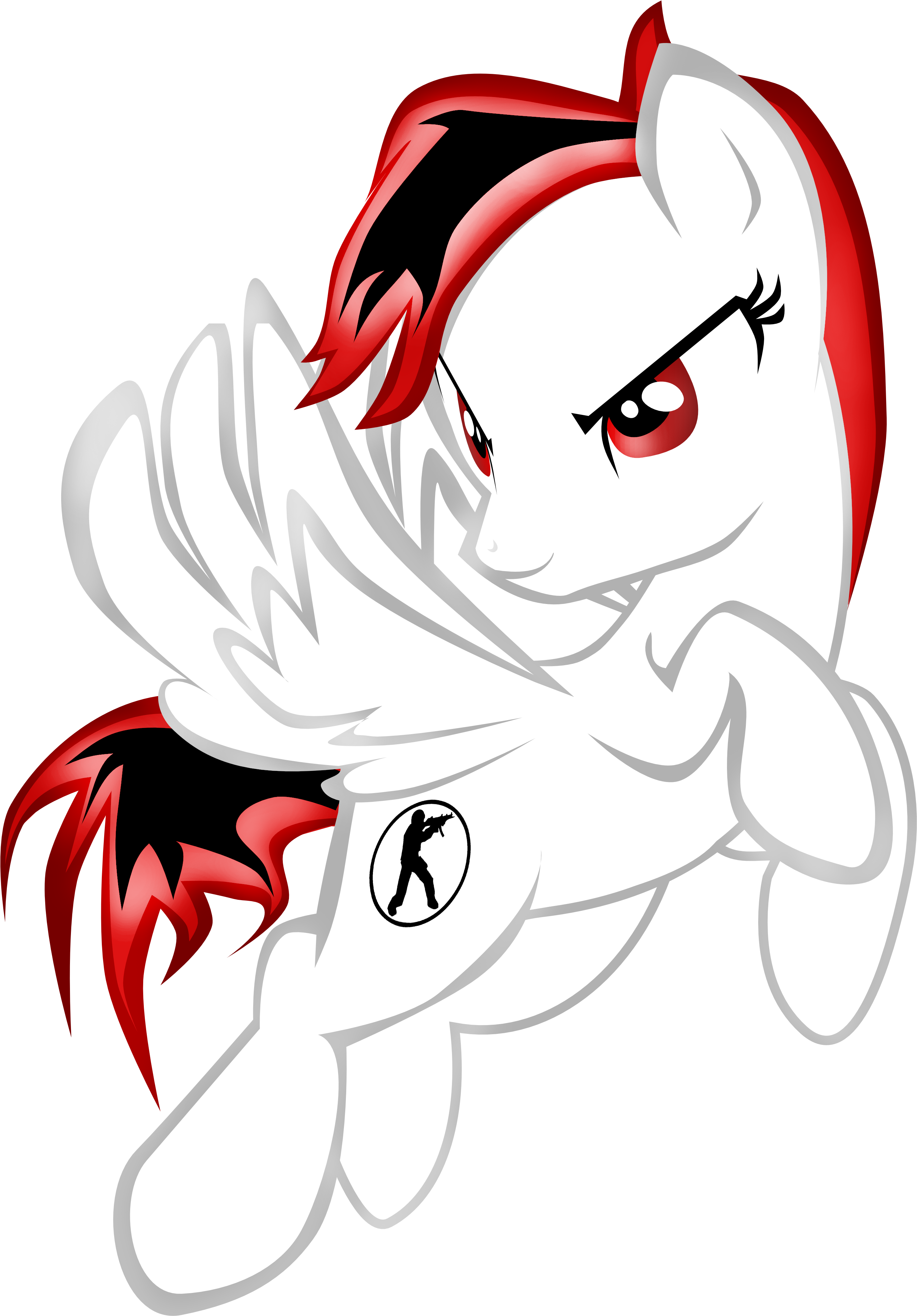 Cso The Pegasus Stallion By Pintara - Cartoon (2978x4212)