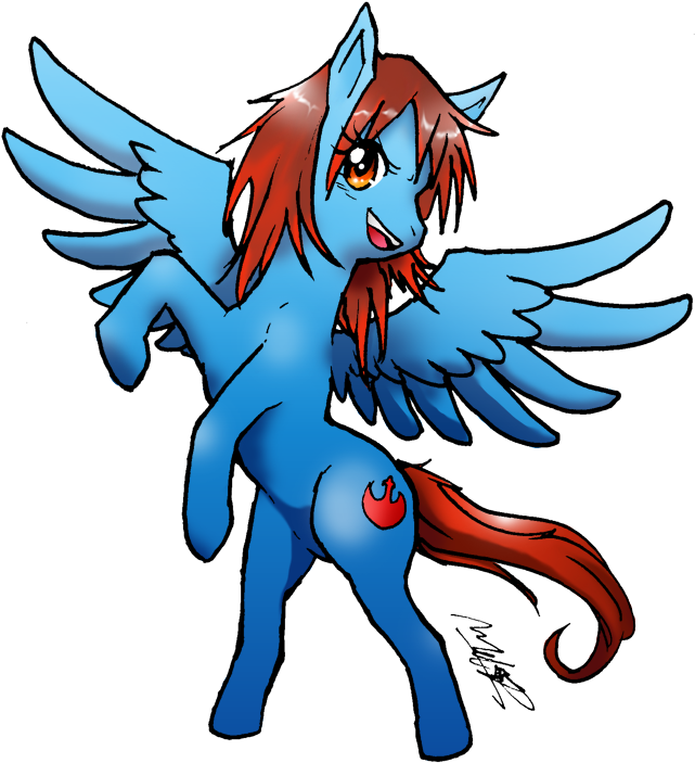 Bionic Dance The Pegasus By Evilmel - Cartoon (676x726)