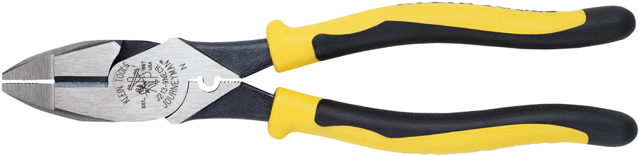 Plier Png Image - Klein J213-9necr Journeyman High-leverage Side-cutting (1000x1000)