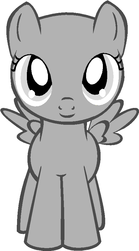 Filly Pegasus Base By Monk Fishy-d614ib1 - Unicorn (526x900)