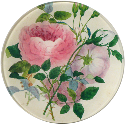 John Derian Rose Sprig Decoupage Plate - John Derian (480x480)