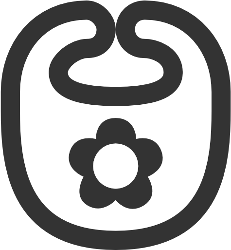 Baby Bib Icon - Icon (512x512)